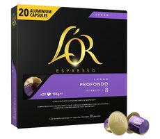 L&#39;OR Espresso Profondo Nespresso 20 szt. / Kawa w kapsułce 