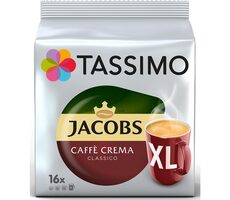 Jacobs Caffé Crema Classico Tassimo XL 16 szt. / Kawa w kapsułkach 