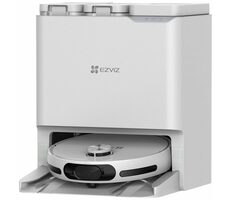 Ezviz RS20 Pro biały / Odkurzacz automatyczny + mop / 7200 Pa / 5200mAh / WiFi / EPA E11 / pojemnik na odpady 5L