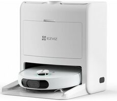Ezviz RS2 biały / Odkurzacz automatyczny + mop / 4000 Pa / 5200mAh / WiFi / filtr E10 / pojemnik na odpady 5,5L