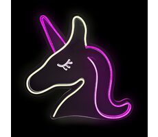 Lampa NEON LED 2Kids Toys Jednorożec różowo-biały