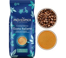 Mövenpick Gusto Italiano Crema 1 kg / Ziarna kawy / 90% Arabica 10% Robusta