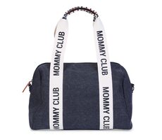 Torba do przewijania Childhome Mommy Club Signature Canvas Black