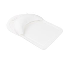 KikkaBoo Memory Foam Tummy Play Blanket Airknit Biały / od urodzenia