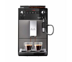 Melitta Avanza F27/0-100 czarno-srebrny / automatyczny ekspres do kawy / 1450 W / 15 bar / 1,5 l / pojemnik 250 g 