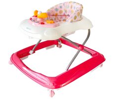 ECOTOYS Interaktywny chodzik różowy / od 6 miesięcy