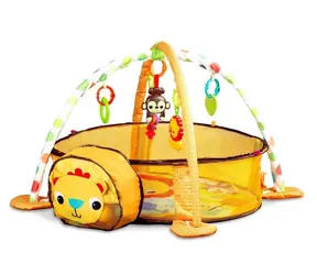 ECOTOYS Kocyk do zabawy z kojcem Lew / od urodzenia