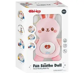 CHIPOLINO Śpiworek pluszowy Królik Różowy / od urodzenia