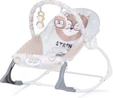 CHIPOLINO Fotel bujany dziecięcy Melody Beige / od 6 miesięcy