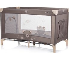 CHIPOLINO Łóżeczko turystyczne Capri Bear Beige