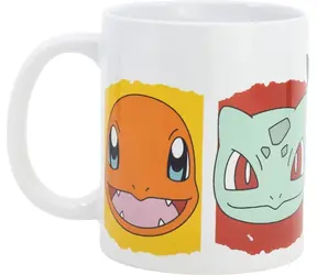 STOR Ceramiczny kubek 325 ml Pokemon faces