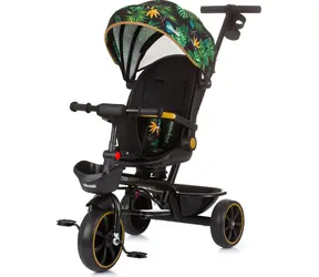 CHIPOLINO Trójkołowy z daszkiem Max Sport 2w1 Jungle