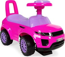 ECOTOYS Rowerek biegowy Samochód z Melodiami Różowy