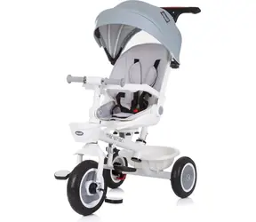 CHIPOLINO Trójkołowy rower z daszkiem Marathon 2w1 Ash Grey