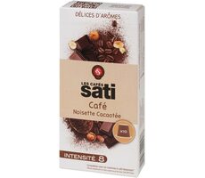 Les Cafés Sati Cacao Hazelnut Nespresso 10 szt. / Kawa w kapsułkach 