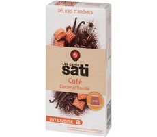 Les Cafés Sati Caramel Vanillé Nespresso 10 szt. / Kawa w kapsułkach 