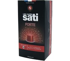Les Cafés Sati Forte Nespresso 20 szt. / Kawa w kapsułkach 