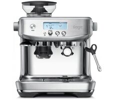 Ekspres do kawy Sage Espresso SES878BSS srebrny / Ekspres dźwigniowy do kawy / 1650 W / LCD / młynek / 2 l 