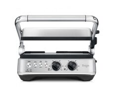 Sage the BBQ & Press Grill SGR700BSS srebrny / elektryczny grill kontaktowy / 1800W / 3 programy / 100°C - 230°C 
