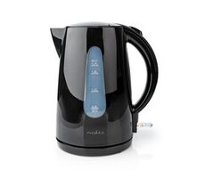 Nedis KAWK130EBK czarny / Czajnik elektryczny / 2200 W / 1,7 l / Plastik 