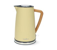 Nedis KAWK510EYW żółty / Czajnik elektryczny / 2200 W / 1,7 l 