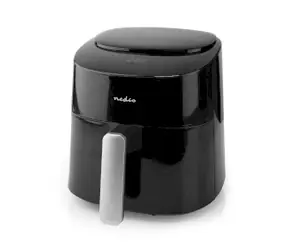Nedis KAAF160BK czarny / Frytkownica na gorące powietrze / 1300 W / 4,2 l / Timer: 240 min / 8 programów 