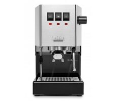 Gaggia Classic E24 srebrny / Ekspres do kawy dźwigniowy / 1200 W / 2,1 l / 15 barów / dysza spieniająca