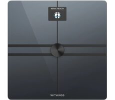 Withings Body Comp czarny / Inteligentna waga osobista / nośność 200 kg / Bluetooth / WiFi
