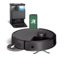 iRobot Roomba PLUS 505 Combo + stacja dokująca AutoWash czarny / Robot odkurzający / WiFi / odkurzanie i mycie / 5000 mAh