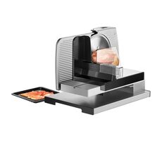 Nierozpakowany - Unold 78826 srebrny / elektryczna krajalnica do żywności / 100 W / średnica noża 170 mm / grubość cięcia 0-23 mm / nierozpakowany