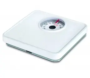 Soehnle TEMPO biała / Analogowa waga osobowa / maks. Dokładność 130 kg / 1 kg 