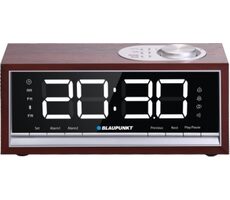 Blaupunkt CR60BT brązowy / radiobudzik / bluetooth / wyświetlacz LED / ściemnialny 