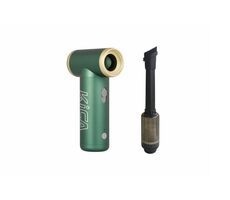 KiCA Jet Fan 2 wentylator + nasadka do odkurzacza zielony / wentylator akumulatorowy i odkurzacz / 1100 mAh / USB-C