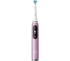 Zupełnie nowy - Oral-B iO 9N różowy / obrotowa szczoteczka do zębów / 7 trybów / Bluetooth / timer / czujnik nacisku / wyświetlacz / zupełnie nowy