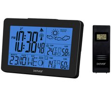 Denver WS-530 czarny / stacja pogodowa / pomiar wilgotności i temperatury