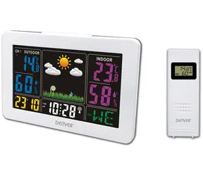Denver WS-540 biały / stacja pogodowa / pomiar temperatury i wilgotności