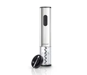 Eldonex WineSpin Premium srebrny / elektryczny otwieracz do wina / 4X baterie AA