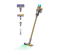 Dyson V12 Detect Slim Absolute 2023 Gold / Odkurzacz pionowy / akumulator / 150 W / 0,35 l / 60 min