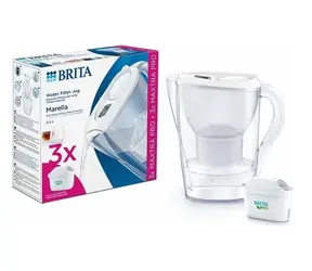 Brita Marella Cool white 2024 + 3x Maxtra PRO Pure / dzbanek filtrujący wodę / 2,4l
