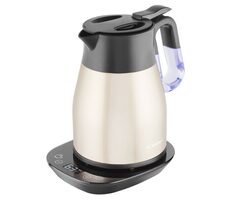Catler KE 8110 beżowy / Czajnik termiczny do szybkiego gotowania z kontrolą temperatury / 1350 W / 1,2 l