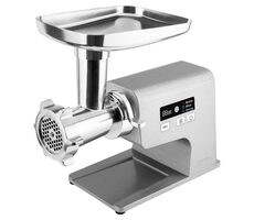 Catler MG 800 srebrny / Maszynka do mielenia mięsa / 800W / Wyświetlacz LCD / 3 tarcze mielące