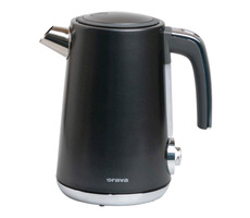 Nierozpakowany - Orava Delux-1 czarny / Czajnik elektryczny / 2520-3000W / 1,7 L / stal nierdzewna / nierozpakowany