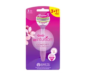 Wilkinson MY Intuition Comfort Cherry Blossom maszynki jednorazowe dla kobiet 3+1 szt.