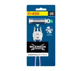 Maszynka do golenia Wilkinson Essential 3 Hybrid + 4 wymienne głowice