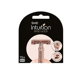 Wilkinson Intuition Double Edge Rose Blades zapasowe ostrza do maszynki do golenia dla kobiet 15 szt.