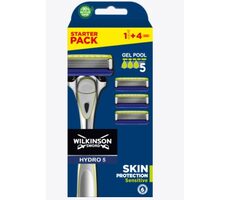 Wilkinson Hydro5 Skin Protection Sensitive maszynka do golenia Clampac + zapasowe głowice 4 szt.