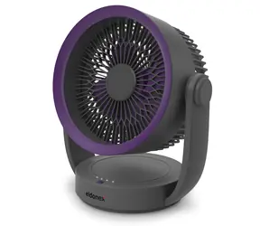 Eldonex CoolWind szary / Wentylator biurkowy / 9W / USB-C / 12,5 cm 