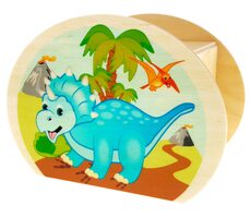 Hess Drewniana skarbonka dinozaur / od 3 lat