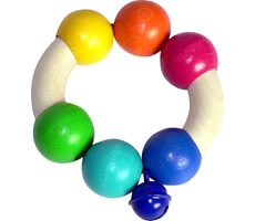 Grzechotka Hess Rainbow z dzwoneczkiem / od 0 lat