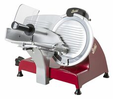 Rozpakowany - Berkel Red Line RL 250 / krajalnica kuchenna / 190 W / średnica ostrza 250 mm / 0-14 mm / czerwony / rozpakowany